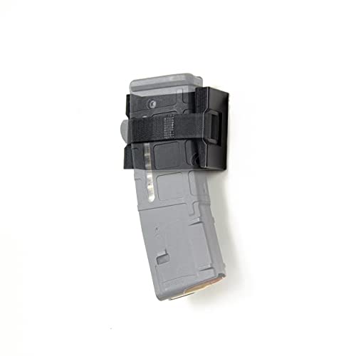 Spartan Mounts for Mag Wall Display - Firearm Accessories, Wall Mount Display for Gun Room, Magazine and Ammo Storage and Organization, Black (Standard PMAG 1x)