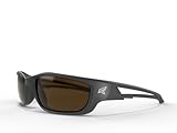 Edge Eyewear TSK-XL215 Kazbek XL Polarized Safety Glasses, Black with Copper