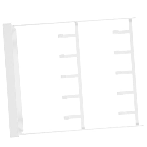 WRITWAA Organizador De Adornos Colgantes Para Escritorio Estante De Almacenamiento Resistente Para Joyas y Llaves Soporte De Gancho De Doble