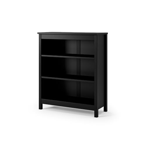 Camaflexi Classic Shaker Style Bookcase - Black Finish 36"
