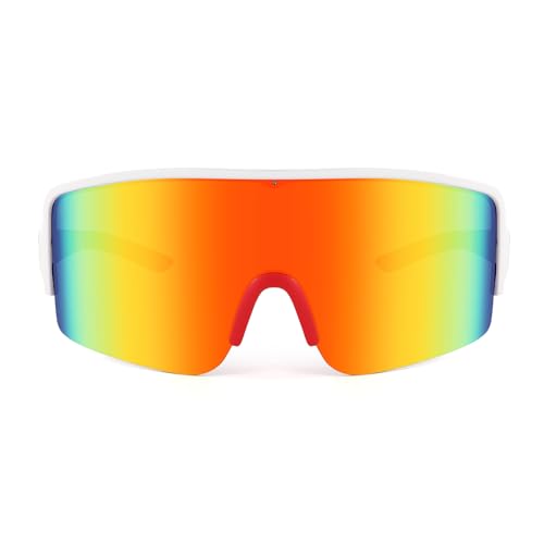 Karsaer Vision Sports Sunglasses Wraparound Glasses 80s Softball Baseball Sunglasses Running Cycling Outdoor Shades3