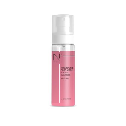 N Plus Professional Mineralise Facewash, For Tanning, Spot Removal & Brightening, with 5% AHA