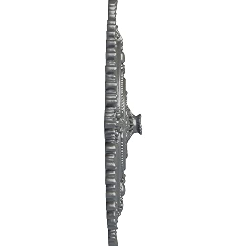 Image of Ekena Millwork CM29HYSLS Haylynn Ceiling Medallion, Silver, 29 1 /8 inchOD x 1 1 /4 inchID x 4 inchP