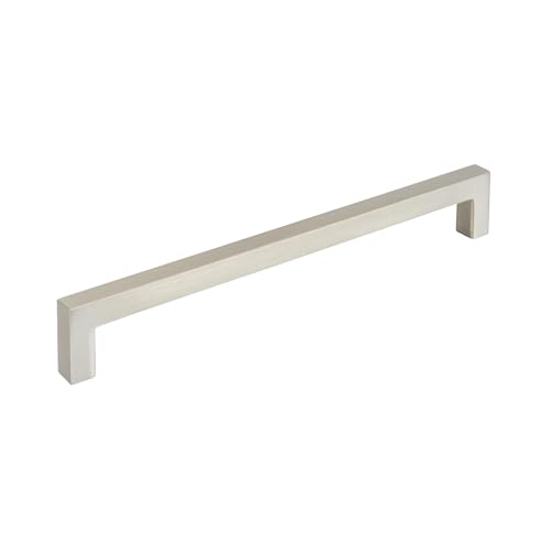 Amerock BP36908G10 | Satin Nickel Cabinet Pull | 7-9/16 inch (192 mm) Center to Center Cabinet Handle | Monument | Furniture Hardware