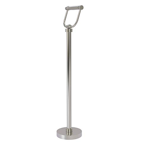 Allied Brass TS-25-SN Free Holder Toilet Tissue Stand, 26-Inch, Satin Nickel