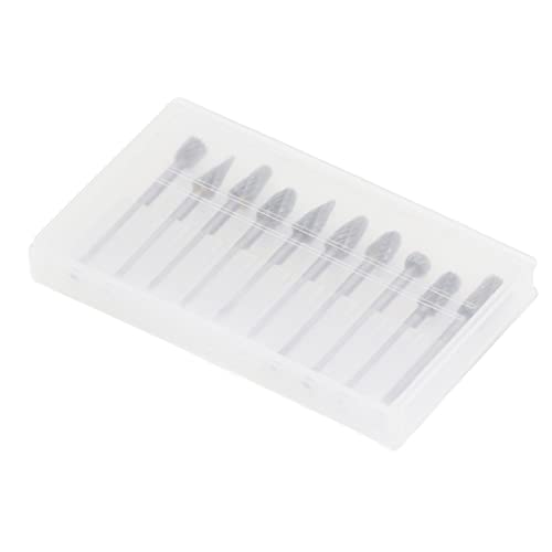 Set de 10 fresas de molienda de carburo con caja plástica miniatura 5