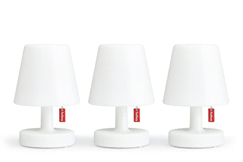 Fatboy® Edison the Mini | Lámpara de mesa blanca pequeña | Mini bombillas LED recargables | Juego de lámparas de mesa para interior y exterior Cover