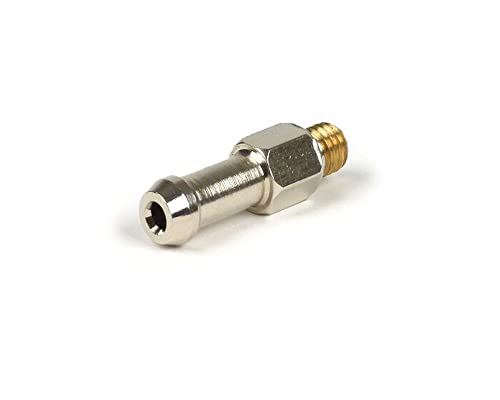 BGM Raccord de dépression avec joint torique universel M6, largeur de clé 8, intérieur 3,5 mm, extérieur 6,1 mm, longueur 30 mm compatible pour scooter,...