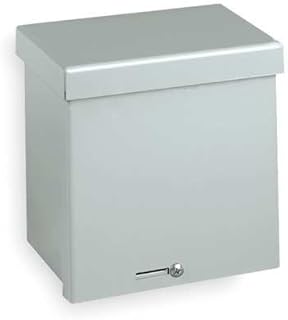 Wiegmann RSC121204 RSC-Series Wallmount Enclosure NEMA 1/3R Lift-Off Screw Cover with Knockouts, Carbon Steel, 12
