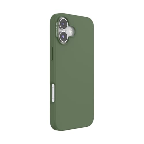 Image of PopSockets iPhone 16 Plus Case Compatible with MagSafe, Phone Case for iPhone 16 Plus, Wireless Charging Compatible, Case Only, Cute Olive