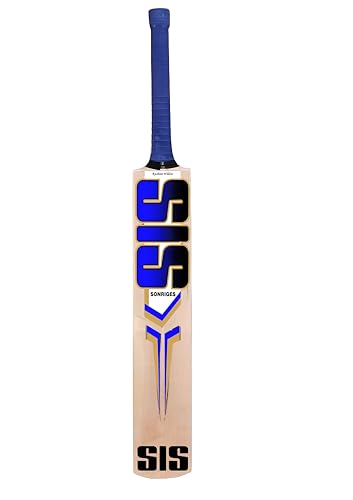 Image of Wood Florence Full Size Popular Cricket Bat For All Hard And Soft Tennis Bat Cricket Bat (Children) Multicolor (New Blue Bat)