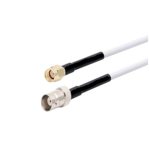 RG58�P�[�u�� �h�� BNC���X�W���b�N - SMA�I�X�v���O RF���������P�[�u�� �R�l�N�^�A�_�v�^ �W�����p�[�s�O�e�[��(BNC F to RP SMA M,10M)