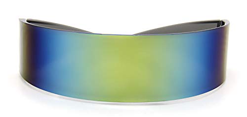 Image of Futuristic Shield Sunglasses Monoblock Cyclops 100% UV400