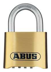 Combination Padlock, Bottom, Black/Silver