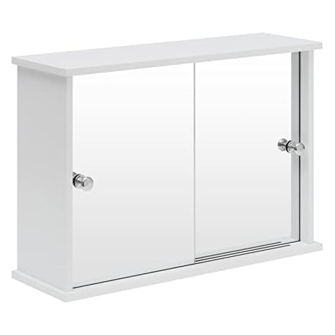 Armoire de Toilette EUGAD 55x14x36 cm Cover