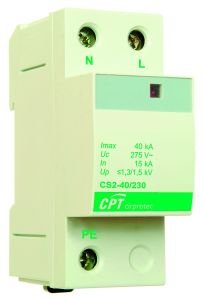 Cirprotec Red eléctri. Transit. – Bipolar Protector tipo2 40 KA 230 V Rural monofasico