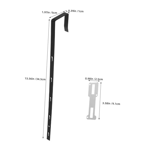 Fixation miroir sans cadre stable grâce au support miroir réglable métal - 3