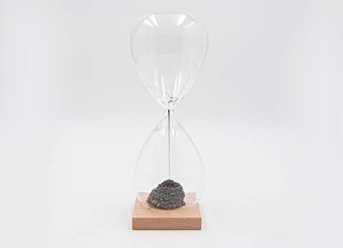 Mascagni Clessidra 10 Minuti Grigio - Design Italiano In Vetro, 15 Cm, Decorazione Casa E Ufficio - 5
