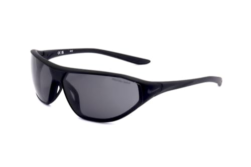 Nike Aero Swift DQ0803 010 Sunglasses Matte Black/Dark Grey Wrap Around 65mm