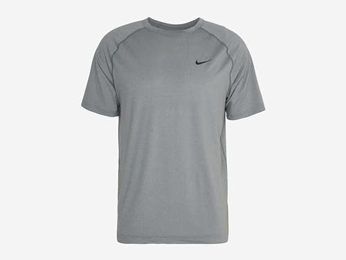 Nike Men's Shirt M NK DF Ready SS, Smoke Grey/HTR/Black, DV9815-084, L Nike Men's Shirt M NK DF Ready SS, Smoke Grey/HTR/Black, DV9815-084, L