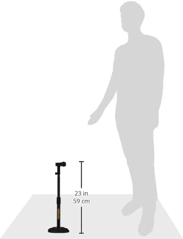 Miniatura 3 de Hercules Stands MS100B Soporte de micrófono recto de perfil bajo con base en H
