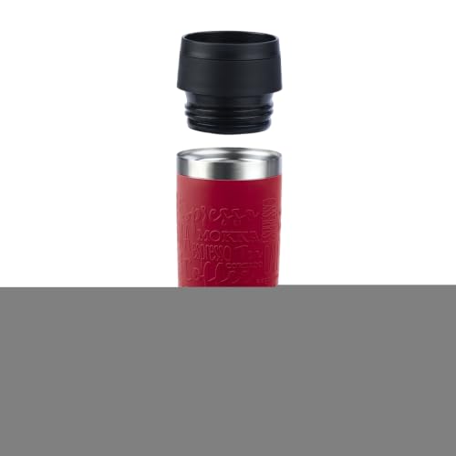 Emsa N20222 Travel Mug Classic Isolierbecher 0,5 Liter, neuer Komfort-Schraubverschluss, Edelstahl, 6h heiß und 12h kalt, 100% dicht… – Ansicht 6