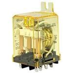 IDEC RR2BA-USDC24V 2 Poles DPDT, 24 VDC Coil, Blade Terminal, Power Relay, RR Series, Rugged Industrial 10 AMP, Side Flange