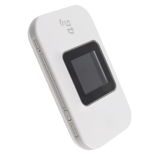 Image of Dpofirs 4G Portable WiFi Hotspot Router with 1.44in Color Screen, 3650mAh Battery, Micro SIM Card Slot for Travel, Laptop, & Mobile Device Internet (White)