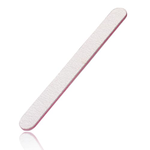 Teuki 3pcs Professional Nail File 100 180 Grit Double Sided Black Washable Nail Files, Fingernail Files Emery Emory Boards for Nails, Black-red…