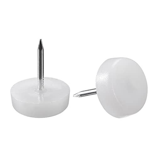 sourcing map Furniture Feet Nail Plastic Glide Nails Chair Table Leg Protector Pad 16mm Dia White 20pcs sourcing map Furniture Feet Nail Plastic Glide Nails Chair Table Leg Protector Pad 16mm Dia White 20pcs