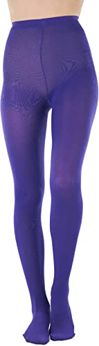 Image of ToBeInStyle Women's Nylon Solid Opaque Pantyhose Tights
