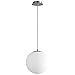 Oxygen 3-673-24 Luna Pendant, 1-Light LED 8.2 Watts, Satin Nickel