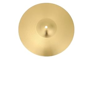 Jtyuerwq JITAZHIJIA Goldenes Trommelbecken (30cm)