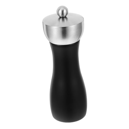 CIYODO Manual Oak Pepper Grinder Adjustable Grinding Mechanism for Fine Coarse Spices Kitchen Tool Easy to Clean Portable Bean Grinder for Home Use