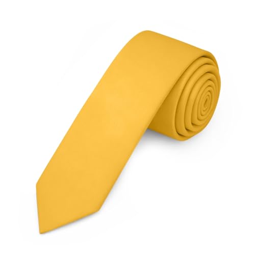 Image of Jacob Alexander Men's Skinny Width 2 inch Solid Color Tie