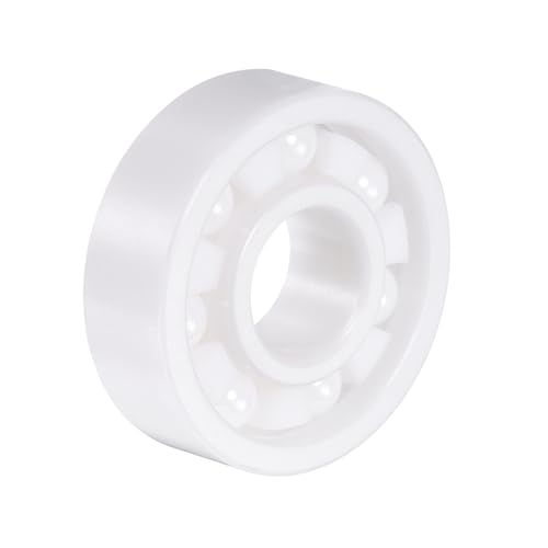 QUARKZMAN 6000 Cojinete De Cerámica Completa 10 x 26 x 8mm Cojinete Miniatura De Ranura Profunda Cojinete De Cerámica De Circonia Suave Para Aplicaciones De Alta Velocidad Z2 ABEC3(P6)