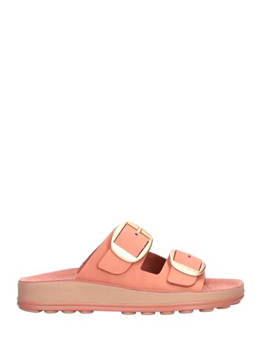 Sandale Lumberjack Karol cuir marron avec semelle anatomique double bande 38