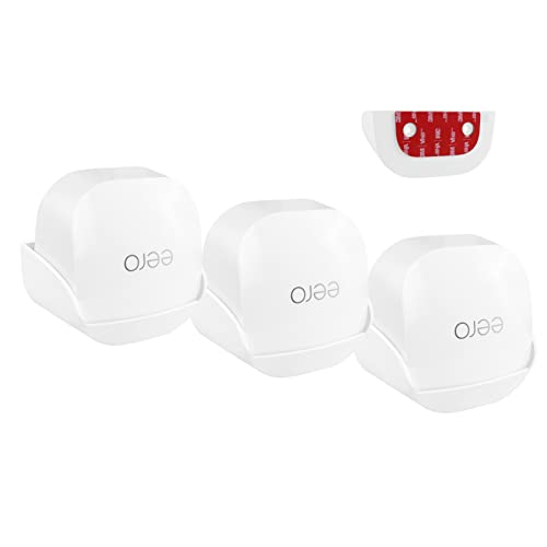 Support mural eero 6+ sans perçage avec fixation adhésive VHB puissante pour routeur (Lot de 3)