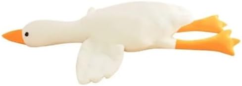 HmaxMork Lindo juguete de peluche de pato de ganso, almohada de felpa de pato de ganso, almohada suave de cisne, regalo para niños y amigos (20 HmaxMork Lindo juguete de peluche de pato de ganso, almohada de felpa de pato de ganso, almohada suave de cisne, regalo para niños y amigos (20