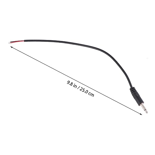 HOMSFOU 10-Pack Cable de Audio 3.5mm Stereo Jack miniatura 3