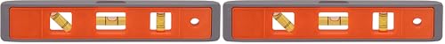 Image of Johnson Level & Tool 7500M Magnetic Structo-Cast Torpedo Level, 9 inch, Orange, 1 Level (Pack of 2)