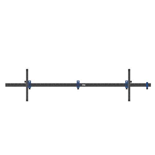 Image of Kreg Cabinet Hardware Jig Pro XL - Flexible Large or Compact Hardware Mounting - Convertible Bar System - Repeatable Stops & Modular Design - KHI-PULLPROXL