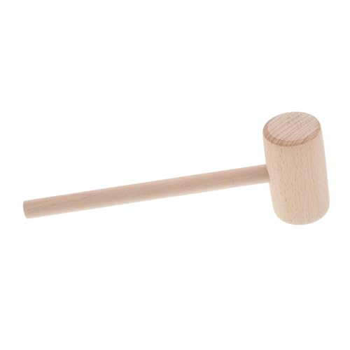 Abaodam Beech Wooden Hammer Mallet for DIY Leather Crafts Tool Leather Craft Supplies Ergonomic Handle Hammer