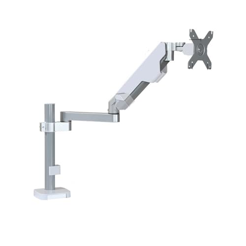Evite dolor de cuello con este soporte de monitor 43 pulgadas NBYGSC elevable para mesa