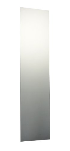 Reflex Sales 120 x 30cm Rectangle Plain Frameless Unframed Bathroom Mirror with Wall Hanging Fixing Hardware