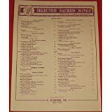 How Beautiful Upon the Mountains - Harker - Op.41, No.3 - Selected Sacred Songs - 1910 - G. Schirmer, Inc. B004GS08AO Book Cover