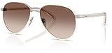 Gafas de sol espejadas plateadas de Prada, 23e10s - Plata - Caffe Sfumato Specchio Oro, 56