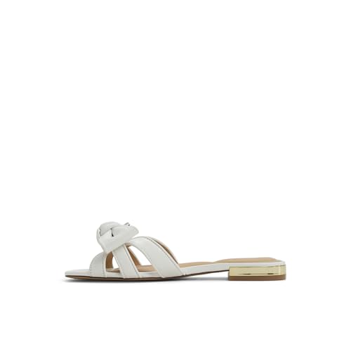 Image of Ted Baker Women's Elsie Leather Bow Flat Sandal