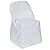Efavormart 10pcs Polyester Linen White Folding Chair Cover Dinning Chair Slipcover for Wedding Party Event Banquet Catering