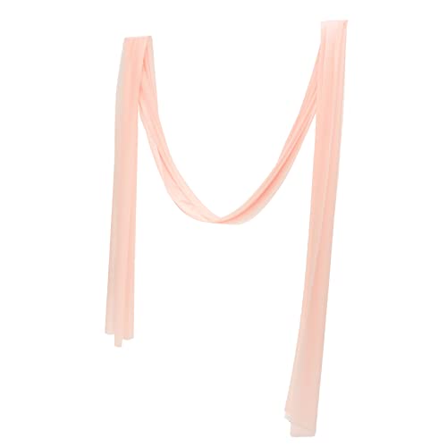 Cortina de poliéster rosa reutilizable, telón decorativo plegable para eventos 2